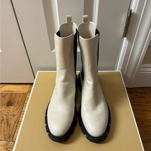 Michael Kors leather boots. Cream color. Worn two times. Excellent condition.